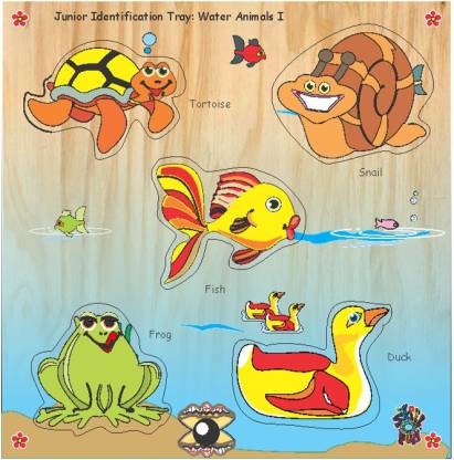 SKILLOFUN Junior Identification Tray Water Animals I - Junior  Identification Tray Water Animals I . Buy Tortoise, Snail, Fish, Tortoise,  Duck toys in India. shop for SKILLOFUN products in India. Toys for