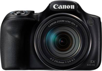 Canon PowerShot SX540 HS (20.3 MP, 50x Optical Zoom, 50x Zoom Digital Zoom, Black) thumbnail