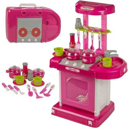 JAYNIL ENTERPRISE Battery Operated Kitchen Play Set for Kids, Multi Color