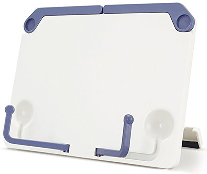 MSDADA Desk Book Stand Metal Reading Rest Book Holder Angle Adjustable Stand Document Holder Portable Sturdy Lightweight Bookstands-Textbooks Tablet Music Books Cook Recipe Macaron Green 