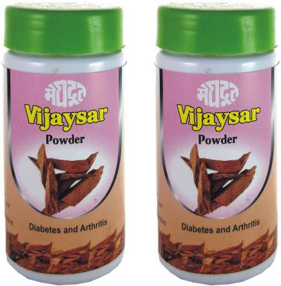 Khadi Meghdoot Ayurvedic Vijaysar Powder 100 Gm Pack of 2 (200 g)