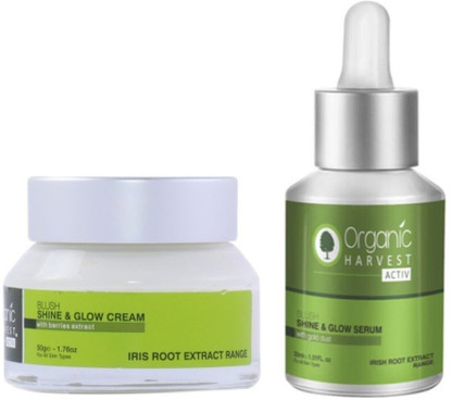 organic harvest shine and glow cream