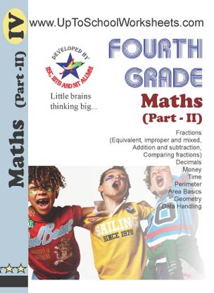 Class 4 Math Worksheets Part 2 -CBSE/ICSE: Buy Class 4 Math ...