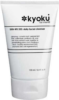 facial cleanser for men by kyoku for men skin care for men face wash