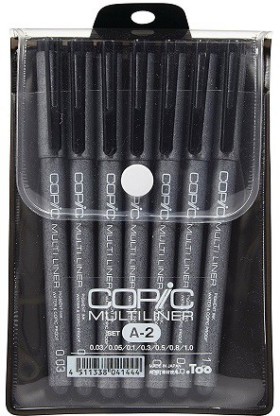 Copic COPIC MULTILINER SP ALL SIZES BLACK SKETCHING FINELINER PEN 
