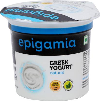 Epigamia Greek Natural Plain Yogurt Natural