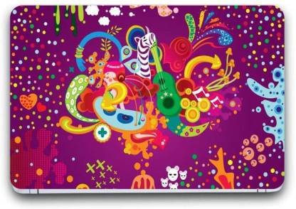 Gallery 83 ® musical theme laptop skin sticker wallpaper (15 inch x 10  inch) 3236 vinyl Laptop Decal  vinyl Laptop Decal  Price in India -  Buy Gallery 83 ® musical