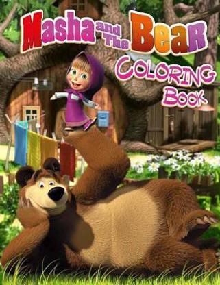 Masha and the Bear Coloring Book: Buy Masha and the Bear Coloring Book by Books Paradise at Low Price in India Masha and the Bear Coloring Book: Buy Masha and the Bear Coloring Book by Books Paradise at Low Price in India