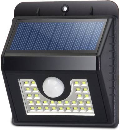 House Of Quirk 30 Led Solar Lights, Outdoor Solar Wall Lights For House