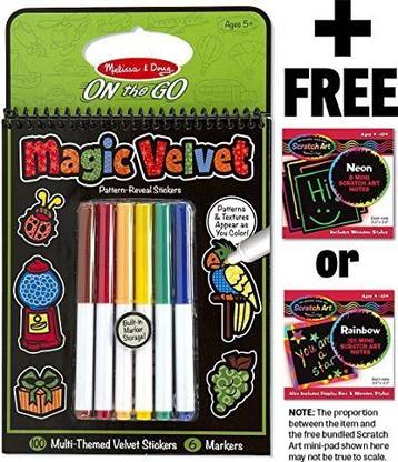 Melissa Doug Multi Themed Magic Velvet Pattern Reveal Scenes Free Scratch Art Mini Pad Bundle 53983 Multi Themed Magic Velvet Pattern Reveal Scenes Free Scratch Art Mini Pad Bundle 53983 Shop