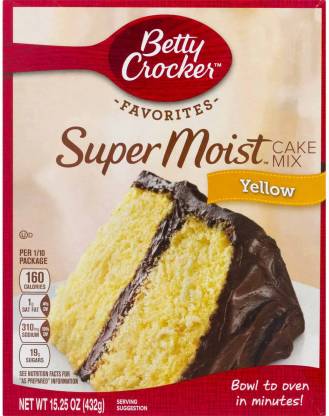 Betty Crocker Favorites Super Moist Cake Mix Yellow 432g 15 25oz 432 G Price In India Buy Betty Crocker Favorites Super Moist Cake Mix Yellow 432g 15 25oz 432 G Online At Flipkart Com