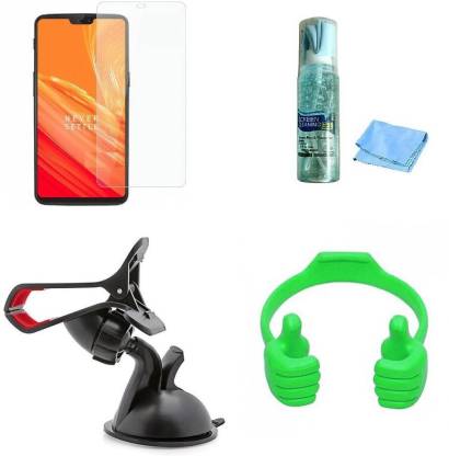Mudshi Screen Protector Accessory Combo for OnePlus 6