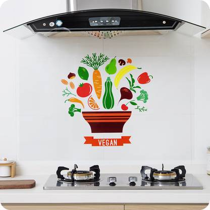 Ampire Large Wall Stickers Kitchen Sink Area Decoration Anti Oil Self Adhesive Vegan Vegetables In India - Kitchen Wall Stickers Flipkart Ampire Large Wall Stickers Kitchen Sink Area Decoration Anti Oil Self Adhesive Vegan Vegetables In India - Kitchen Wall Stickers Flipkart