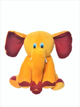 orange elephant plush