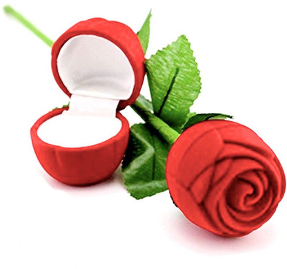 rose ring box with ring
