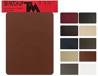 car Seats Hand Bags Jackets Dark Brown No.4 Leather Repair Patch，Self-Adhesive Couch Patch，Multicolor Available Anti Scratch Leather 8X11 Inch Peel and Stick for Sofas 
