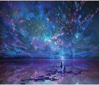 wuayi  5D Diamond Painting Kits Full Drill,Crystal Rhinestone Embroidery Pictures Arts Craft for Home Wall Decor Starry Sky 30x40cm/11.81x15.74 