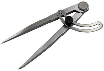 Grand Compas à Marquer Aile Verrouillable – 200 Mm – Pour Bois, Cuir, Travail Manuel – Acier Carbone
