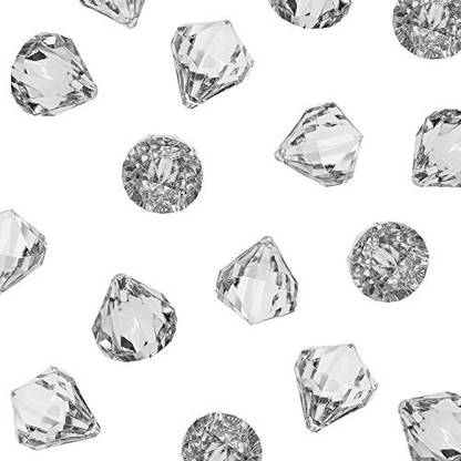 Super Z Outlet Acrylic Clear Ice Rock Diamond Crystals Treasure Gems For Table Scatters Vase Fillers Event Wedding Arts Crafts Birthday Acrylic Clear Ice Rock Diamond Crystals Treasure Gems For