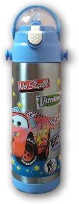  | Nityakshi McQueen Car 3D Cartoon Printed Stainless Water  Bottle | Steel Sipper Water Bottle for Kids BPA Free, 500 ml, Multicolored  - Ideal for School, Flask, Insulated Bottle 500 ml