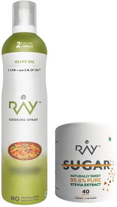 Ray Healthy Cooking Spray Refined Olive Oil 200 Ml 2 Calories Spray Stevia Sugar Substitute Powder 40gm Combo Price In India Buy Ray Healthy Cooking Spray Refined Olive Oil 200