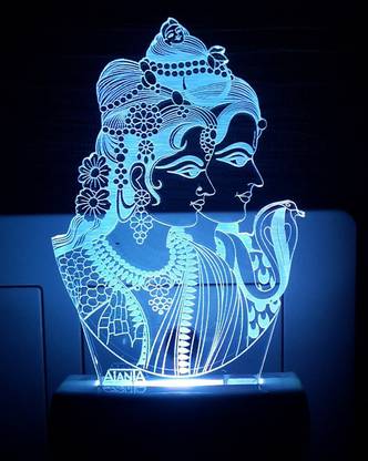 wallpapers Shankar Bhagwan 3D ajanta shiv parvati code 2068 3d night lamp