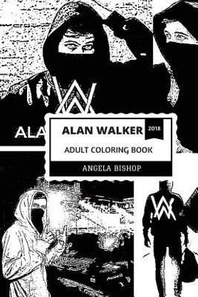 Alan Walker Adult Coloring Book: Buy Alan Walker Adult Coloring Book by