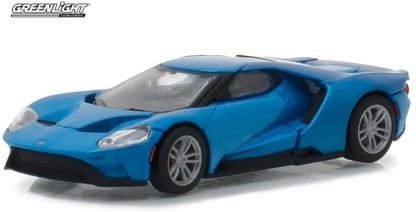 2017 Ford GT Yellow #2 Greenlight Greenlight 1/64 Scale Model Racing Car 13200-E 