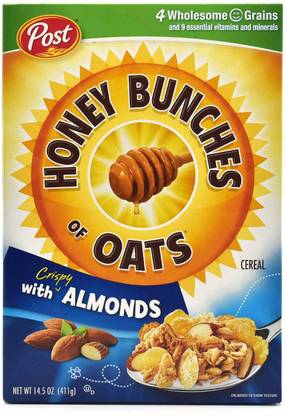 post Honey Bunches of Oats with Crispy Almonds Cereal - 411g ...