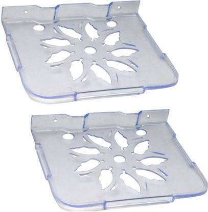 Ionix Combo Of 2 Transparent Unbreakable Plastic Set Top Box Stand Multipurpose Wall Mount Use In Kitchen Drawing Room Anywhere 11 Shelf Bracket Price In India Buy Ionix