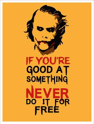 Indra Graphics Large Joker Wallpaper Price In India Buy Indra Graphics Large Joker Wallpaper Online At Flipkart Com