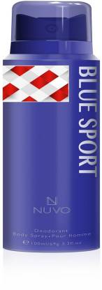 nuvo Blue Sport Deodorant Spray  -  For Men