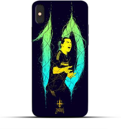Saavre Back Cover for Football Player,Navy Blue,Ziatan Ibrahimovic,Manchester United,10 for Iphone x