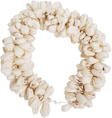 AASA Artificial Gajra For Hair Bun | South Indian Flowers Bridal Hair Gajra  Accessories (White) Bun Price in India - Buy AASA Artificial Gajra For Hair  Bun | South Indian Flowers Bridal