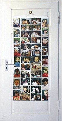 Details about   Picture Pockets Mega Hanging Photo Gallery 80 photos in 40 pockets Frame 