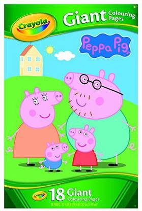 CRAYOLA Peppa Pig Giant Colouring Page - Peppa Pig Giant ...