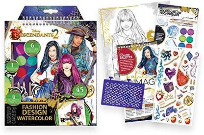 Make It Real Disney Descendants 2 Fashion Design Watercolor ...