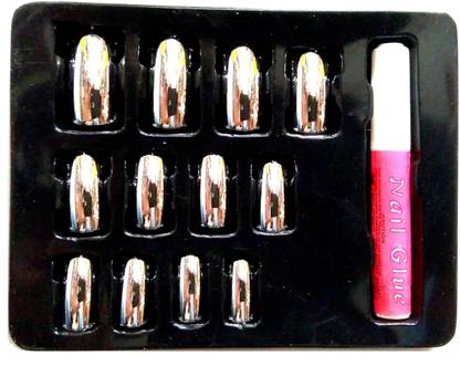 NATURAL artificial metallic silver shining fake nails Metallic silver - Price in India, Buy NATURAL artificial metallic silver shining fake nails Metallic silver Online In India, Reviews, Ratings & Features NATURAL artificial metallic silver shining fake nails Metallic silver - Price in India, Buy NATURAL artificial metallic silver shining fake nails Metallic silver Online In India, Reviews, Ratings & Features