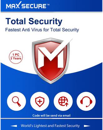 Max Secure 1 User PC 3 Years Total Security (Email Delivery ...