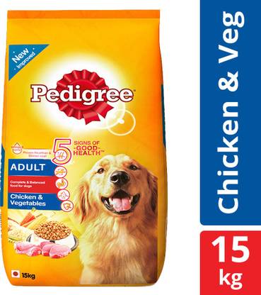 pedigree adult chicken vegetable 15 kg dry adult dog food price in india buy pedigree adult chicken vegetable 15 kg dry adult dog food online at flipkart com