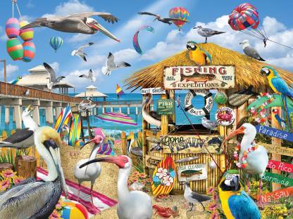 White Mountain Puzzles Pelican Paradise Pelican Paradise Shop For White Mountain Puzzles Products In India Flipkart Com