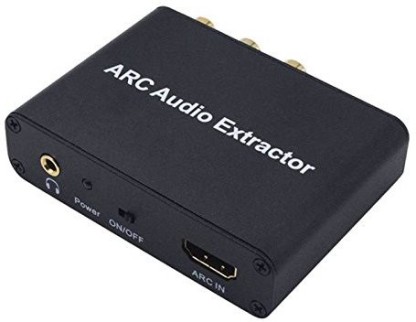 Arc Audio HDMI ARC Audio Extractor Digital Adapter For Coaxial Fiber DAC SPDIF RCA 