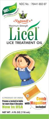 Sujanil Maximum Strength Licel Lice Treatment Oil