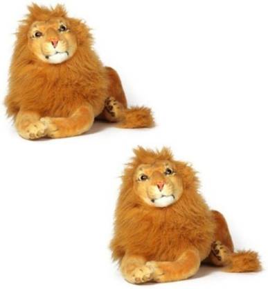 Yashi Enterprises combo Two Babbar Sher Lion 40 CM including tail - 40 cm -  combo Two Babbar Sher Lion 40 CM including tail . Buy lion toys in India.  shop for