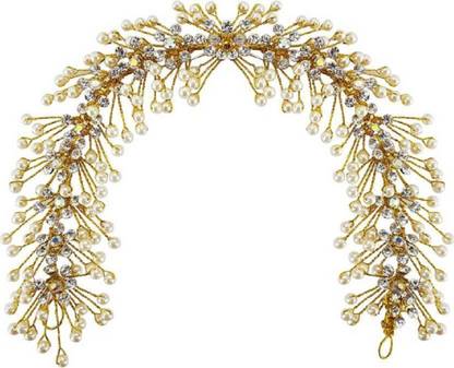 Majik Pearls Design Bridal Girls Bun Maker Hair Gajra / Party Wear White & Golden Beads Juda Decroation Hair Accessories Hair Accessory Set (Gold, White) Bun Price in India - Buy Majik Majik Pearls Design Bridal Girls Bun Maker Hair Gajra / Party Wear White & Golden Beads Juda Decroation Hair Accessories Hair Accessory Set (Gold, White) Bun Price in India - Buy Majik