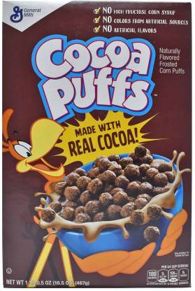 General Mills Cocoa Puffs made with Real Cocoa - 467g (16.5oz) Box ...