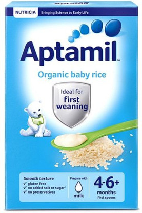 Aptamil Organic Baby Rice 100g Cereal 