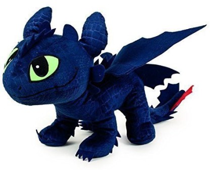 Dragons Soft Toy Toothless Fury Dark Size Large 50cm Dragon Trainer Original 
