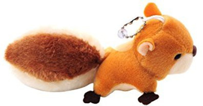 Dilly dudu Squirrel Stuffed Animal Plush Keychain 4-Inch 