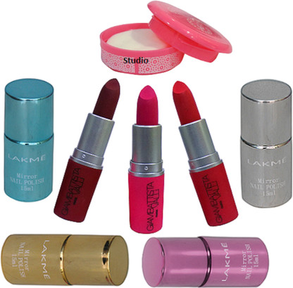 nail polish and lipstick set